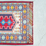 トライバル ラグ 82×64cm イラン手織り 一点物