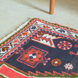 トライバル ラグ 130×83cm イラン手織り 一点物
