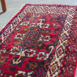 トライバル ラグ 73×33cm イラン手織り 一点物
