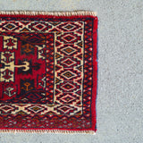 トライバル ラグ 73×33cm イラン手織り 一点物