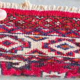 トライバル ラグ 73×33cm イラン手織り 一点物