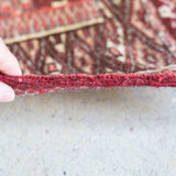 トライバル ラグ 83×35cm イラン手織り 一点物