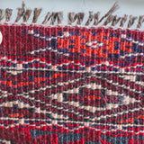 トライバル ラグ 83×35cm イラン手織り 一点物