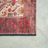 トライバル ラグ 200×112cm イラン手織り 一点物