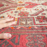トライバル ラグ 200×112cm イラン手織り 一点物