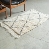ベニワレン ラグ 106×70cm モロッコ手織り 一点物