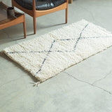 ベニワレン ラグ 125×70cm モロッコ手織り 一点物