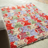 ボシャルウィット ラグ 155×114cm モロッコ手織り 一点物