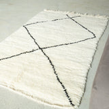 ベニワレン ラグ 145×92cm モロッコ手織り 一点物