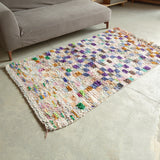 ボシャルウィット ラグ 200×113cm モロッコ手織り 一点物
