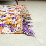 ボシャルウィット ラグ 200×113cm モロッコ手織り 一点物