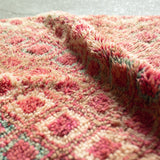 ベニワレン ラグ 87×72cm モロッコ手織り 一点物