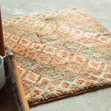 ベニワレン ラグ 86×72cm モロッコ手織り 一点物