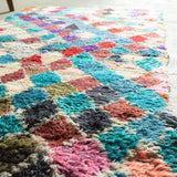ボシャルウィット ラグ 205×98cm モロッコ手織り 一点物
