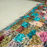 ボシャルウィット ラグ 205×98cm モロッコ手織り 一点物