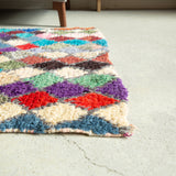 ボシャルウィット ラグ 205×98cm モロッコ手織り 一点物