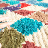 ボシャルウィット ラグ 205×98cm モロッコ手織り 一点物