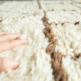 ベニワレン ラグ 227×115cm モロッコ手織り 一点物