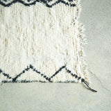 Beni Ouarain 205×125cm モロッコ手織り 一点物