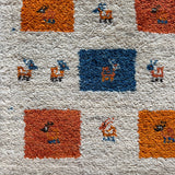 Mini Gabbeh ㊱ 40×40<span>ミニギャッベ</span>