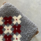 まいにちノッティング 椅子敷き 42×42 あじさい