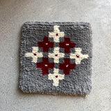 まいにちノッティング 椅子敷き 42×42 あじさい