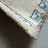 ミニギャッベ 42×30cm イラン手織り 一点物 チェアマット
