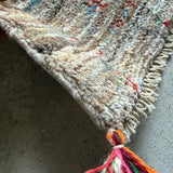 ミニギャッベ 41×33cm イラン手織り 一点物 チェアマット