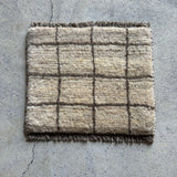 ミニギャッベ 39×33cm イラン手織り 一点物 チェアマット