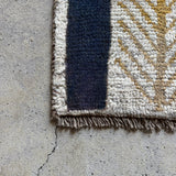 ミニギャッベ 39×35cm イラン手織り 一点物 チェアマット