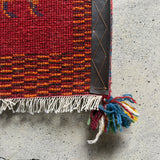 ミニギャッベ 41×39cm イラン手織り 一点物 チェアマット