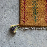 ミニギャッベ 40×38cm イラン手織り 一点物 チェアマット