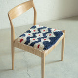 まいにちノッティング 椅子敷き 38×38 菊花