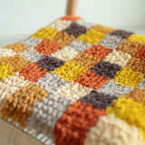 まいにちノッティング 椅子敷き 40×40 パッチワーク