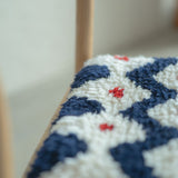 まいにちノッティング 椅子敷き 38×38 菊花