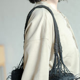 pips Chamula Wool Bag Black<span> チャムラウールバッグ ブラック
