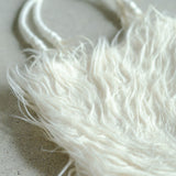 pips Chamula Wool Bag White<span> チャムラウールバッグ ホワイト