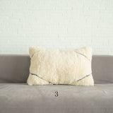 ムーリルト クッション 織り目詳細 ふわふわの質感 天然ウール