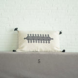 フェズ刺繍 クッション 天然素材 一点物