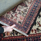 Tribal Rug 105×66<span>トライバルラグ 25030716