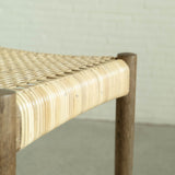 Rattan Stool<span>籐張りのスツール
