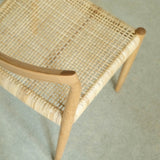Sail armlesschair rattan <span>セイル アームレスチェア 籐張り