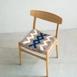 まいにちノッティング 椅子敷き 42×42 鎖飾り