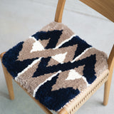 まいにちノッティング 椅子敷き 42×42 らせん