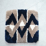 まいにちノッティング 椅子敷き 42×42 らせん