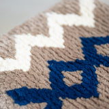 まいにちノッティング 椅子敷き 42×42 鎖飾り