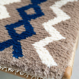 まいにちノッティング 椅子敷き 42×42 鎖飾り