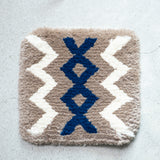 まいにちノッティング 椅子敷き 42×42 鎖飾り