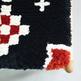 まいにちノッティング 椅子敷き 42×42 ふたご花