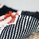 まいにちノッティング 椅子敷き 42×42 ふたご花